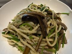 茭白炒现划鳝丝-玫瑰厅上海菜(兴国路店)