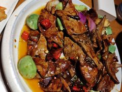 腊八蒜炒猪肝-95号酱骨·一块豆腐(展春园西路店)