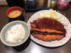 双拼炸猪排套餐-矢场猪(名古屋站三井楼北馆店)