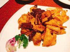 牛仔骨炒年糕-绿茶餐厅(成都万象城店)