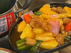 菠萝咕噜肉-尚竹阁冬瓜盅·18年地标美食(平洲店)