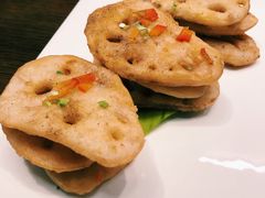 椒盐藕盒-枣子树·素食餐厅(朱家尖店)