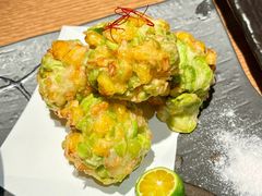 蚕豆玉米虾仁天妇罗-水之惠鲜鱼料理(王府大街店)