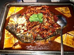 -探鱼·鲜青椒爽麻烤鱼(西南商都店)