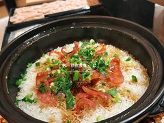 腊味煲仔饭-古膳记猪肚鸡.生蚝鸡(拱北店)