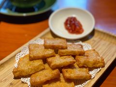 香炸潮州肉卷-金穗园·砂锅粥.醉鸡煲火锅(长寿路店)