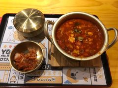 嫩豆腐辣汤-小韩屋韩国料理(上海湾店)