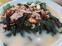 上汤时蔬-台山美食一绝阿四台山黄鳝饭(阿四创作店)