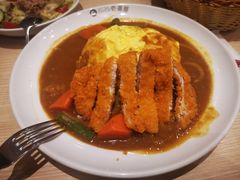 炸猪排蔬菜咖喱蛋包饭-CoCo壱番屋(久光百货店)