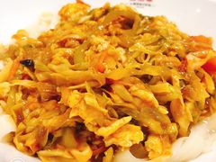 圆白菜鸡蛋炒刀削-晋宝章大同刀削面(和平里店)