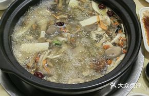 Mushroom and Pork Rib Hot Pot