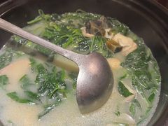 上汤皮蛋煮枸杞叶-百味馆·粤菜·湛江菜(后海花园店)
