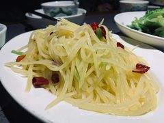 酸辣土豆丝-老头儿油爆虾(星光一期店)