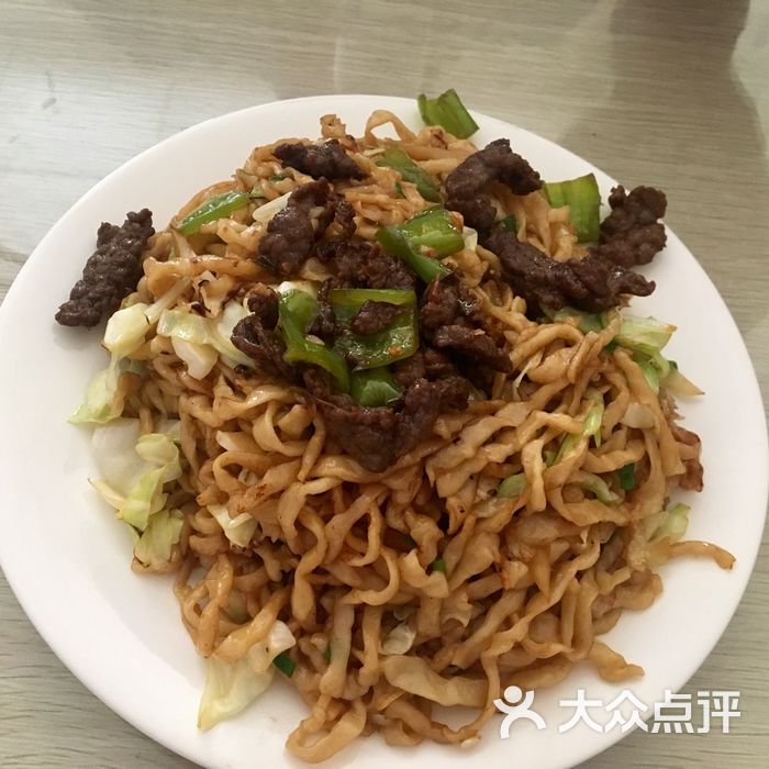 兰溪牛肉炒面图片