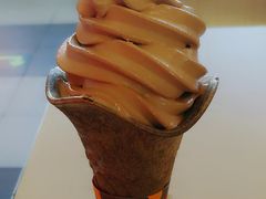 比利时巧克力冰激凌卷筒-肯德基(巴沟店)