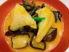 蟹油糟熘丹山黄鱼脯-新光酒家·河豚·海鲜·蟹料理(浦东店)