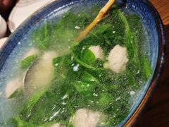 豌豆尖丸子汤-金孔雀德宏傣味餐馆(魏公村店)
