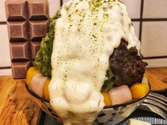 日式抹茶生乳かき氷-WONDER ICE 萬得冰田(建設路总店)