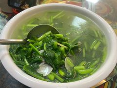 车螺芥菜汤-老崇左特色风味食馆