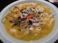 经典酸菜鱼-丁记盐蘸牛肉·新杭菜(河东路店)