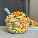 今天分享👇灯笼椒牛肉拌饭🌶️晚餐