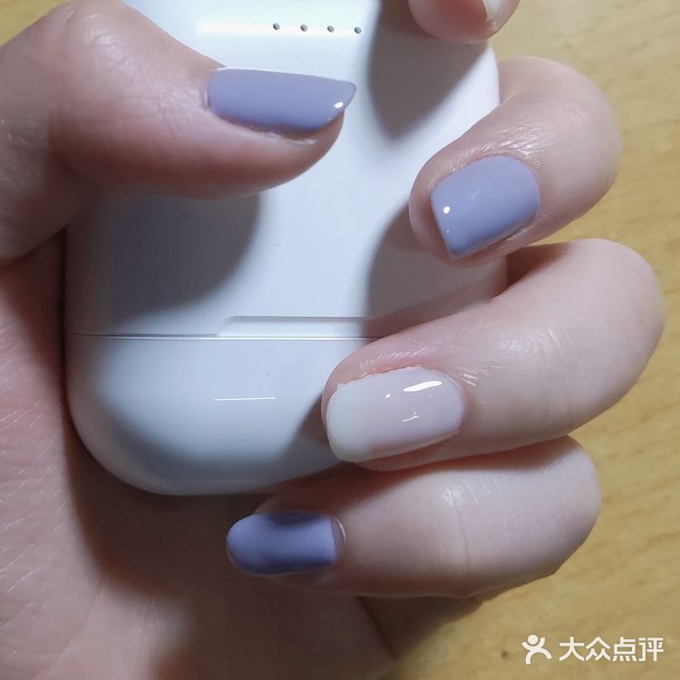 薰衣草紫美甲|陶陶子美甲|温柔仙气美甲