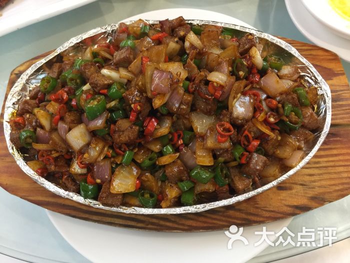 铁板雪花牛肉粒