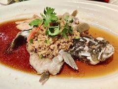 剁椒菜脯蒸竹笋壳鱼-珍宝海鲜JUMBO Seafood(尚嘉店)