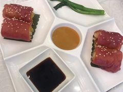 鲜虾红米肠-畔山酒店中餐厅