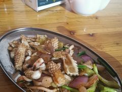 爆炒鲜鱿鱼-文记煲仔饭