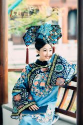 -后宫·古装汉服京剧儿童亲子全家福摄影