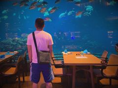 -海棠湾洲际-涛·海底餐厅·美人鱼·自助餐·海底隧道