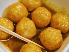 浓郁入味的咖喱鱼蛋-颓记茶餐厅(美景总店)