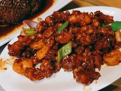 椒香虾仁爆鸡球-陈傻子餐厅(世纪都会店)