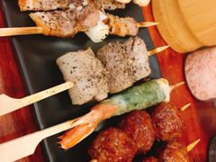 苏叶烤鸡皮虾-鸟串烧Yakitori