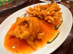 松鼠桂鱼。-鹿鸣春饭店(总店)