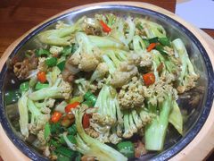 大盘花菜-友记功夫香·人民川菜(红牌楼店)