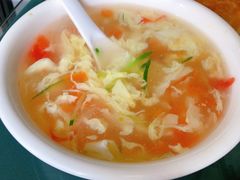 西红柿鸡蛋汤-李连贵酒家熏肉大饼(昆明街店)