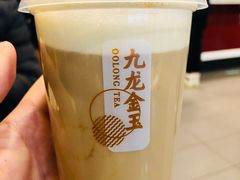 九龙金玉豆乳玄米奶盖奶茶-肯德基(杭州复兴店)