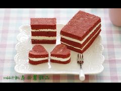 红丝绒蛋糕-Rabbit Cafe私房西餐甜点咖啡(栖霞路店)