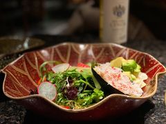 蟹肉酪梨嫩叶沙拉-老乾杯和牛烧肉(王府中环店)