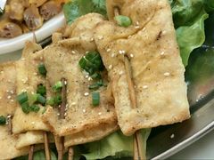 羊肉串腐皮-利杨记·本味轩粥坊·烧烤(宝体店)