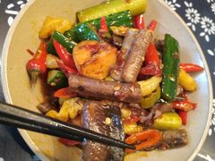 泡椒炒鳝段-随食坊·私房菜