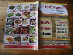 菜单-Hue Ngon Restaurant