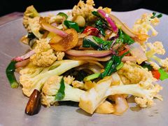 花菜炒肉片-新发现(苏州中心商场店)