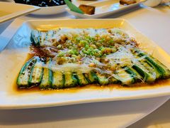 蒜蓉海味蒸秋葵-真爱中国餐馆·年华店(朱雀大街店)