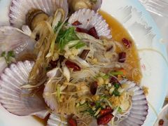 油泼扇贝-来之顺海鲜菜馆·青岛菜·始于1993(栈桥店)