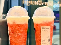 奇兰红颜草莓-喜茶(上海北外滩来福士店)