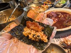 -草家酱蟹炭火烤肉店(珲春南路一店)