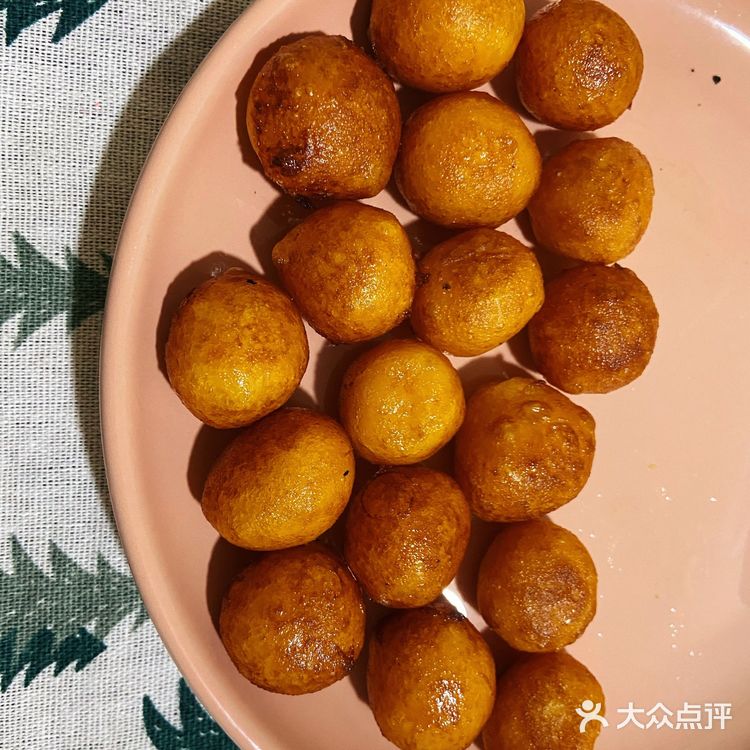 再也不用买冰冻的地瓜丸子啦🍘